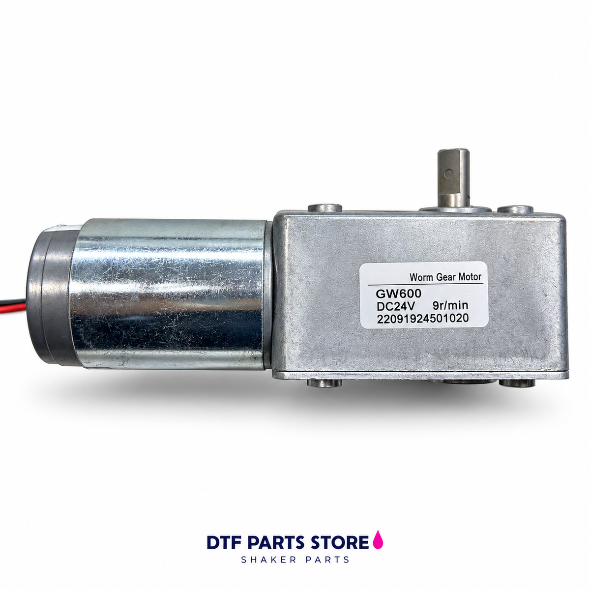 Shaker Powder Spreading Motor — 24V, 9 RPM, 20mm Shaft | DTF Parts Store