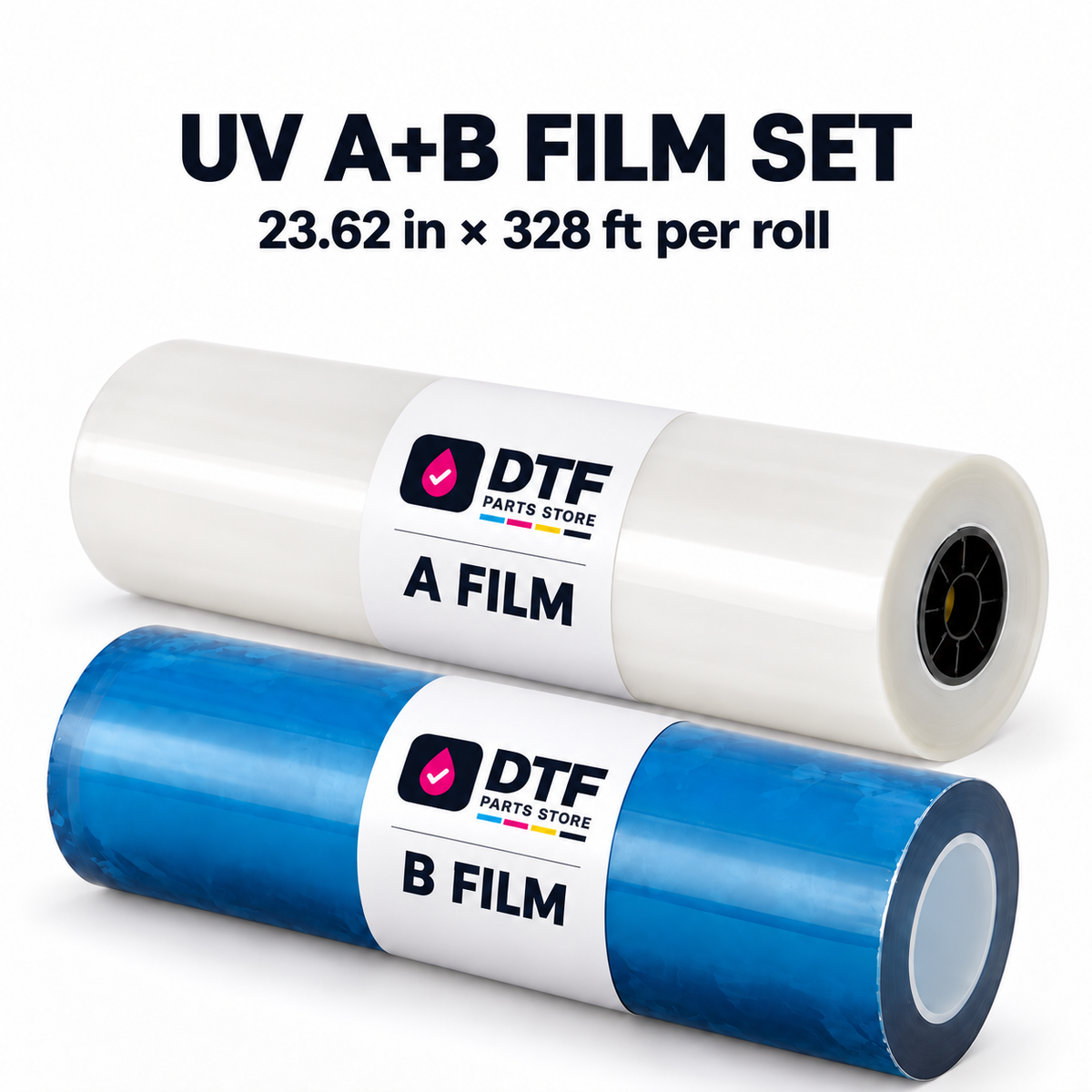 UV A+B Film Set — 23.62 in × 328 ft